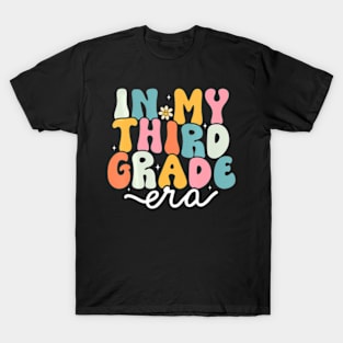 In My 3rd Grade Era Groovy Third Grade Teacher Kids Retro T-Shirt